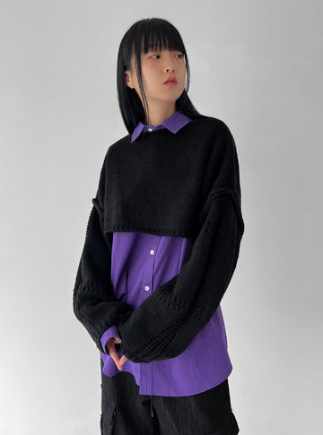 OPEN BOLERO KNIT